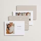 "Flourish" - Save the Dates in Vanilla by Ashley Rosenbaum - Back of Card Options