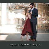 "typograph" - Save the Dates in Charcoal by lena barakat - Detail