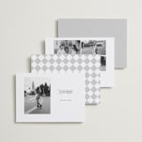 "Corners" - Save the Dates in Cloud by Inkblot Design - Back of Card Options