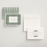 "Block Print Frame" - Save the Dates in Fern by Katharine Watson - Assembled