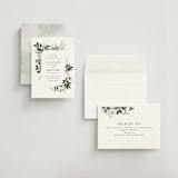 "Grove" - Save the Dates in Meadow by Everett Paper Goods - Assembled