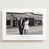 "Framed Minimalist" - Save the Dates in Silk by Kelly Schmidt - Front