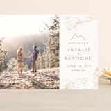"Birchbark" - Save the Dates in Natural by Kelsey Mucci - Front