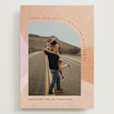 "textural waterfall" - Save the Dates in Peaches & Cream by Carrie Moradi - Front