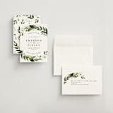 "Vines of Green" - Save the Dates in Fern by Susan Moyal - Assembled