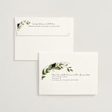 "Vines of Green" - Save the Dates in Fern by Susan Moyal - FREE Recipient Addressing