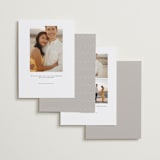 "Lovely Day" - Save the Dates in Pearl by Lea Delaveris - Back of Card Options