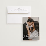 "Lovely Day" - Save the Dates in Pearl by Lea Delaveris - Save the Date with Envelope