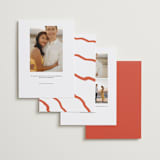 "Alaia" - Save the Dates in Verona Sunset by Blustery August - Back of Card Options