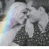 "A Touch of Light" - Save the Dates in Rainbow by Maria Hilas-Louie - Detail