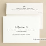 "Jot It Down" - Save the Dates in Pearl by Owl and Toad - FREE Recipient Addressing