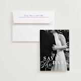"Composition" - Save the Dates in Cloud by Ashley Rosenbaum - Save the Date with Envelope