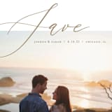 "Flow" - Save the Dates in Amber by Lisa Guerrero - Detail