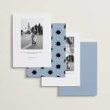 "Cheers" - Save the Dates in Sky by Blustery August - Back of Card Options