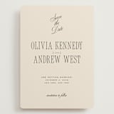 "Modern Romance" - Save the Dates in Almond by Eric Clegg - Front