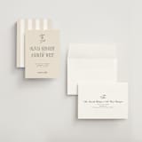 "Modern Romance" - Save the Dates in Almond by Eric Clegg - Assembled