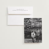 "Inkwoven" - Save the Dates in Pearl by Jelena Vuletic - Save the Date with Envelope