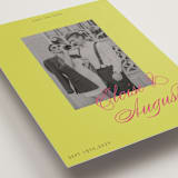 "Maximalist Poppies" - Save the Dates in Flamingo by Morgan Kendall - Detail