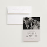 "Close-up" - Save the Dates in Sandstone by Nicole Walsh - Save the Date with Envelope