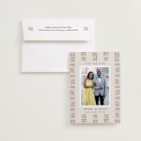 "Amari" - Save the Dates in Ivory by Oma N. Ramkhelawan - Save the Date with Envelope