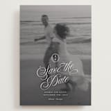 "Vintage Romance" - Save the Dates in Ivory by Paper Raven Co. - Front