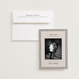 "Linea" - Save the Dates in Noir by Pixel and Hank - Save the Date with Envelope