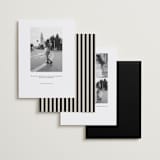 "Lovers" - Save the Dates in Buttercream by Pixel and Hank - Back of Card Options