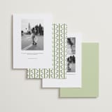 "montgomery" - Save the Dates in Mint by Sara Hicks Malone - Back of Card Options