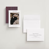 "Engraved names" - Save the Dates in Burgundy by Stacey Meacham - Assembled