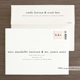 "rose-colored glasses" - Save the Dates in Rose by Sarah Curry - FREE Recipient Addressing