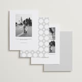 "scrapbook frame" - Save the Dates in Cream by Jenny Millington - Back of Card Options