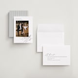 "Side Swept" - Save the Dates in Pearl by Melanie Kosuge - Assembled