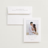 "Border" - Save the Dates in Shadow by Kasia Labocki - Save the Date with Envelope