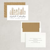 "Skyline - New York City" - Save the Dates in Gold Coast by Abby Munn - Assembled