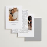 "Whispers" - Save the Dates in Stone by JeAnna Casper - Back of Card Options