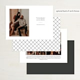 "Folio" - Save the Dates in Noir by lulu and isabelle - Back of Card Options