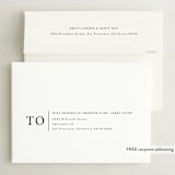 "Folio" - Save the Dates in Noir by lulu and isabelle - FREE Recipient Addressing