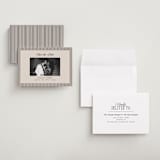 "Linea" - Save the Dates in Noir by Pixel and Hank - Assembled