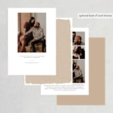 "Framed Corner" - Save the Dates in Kraft by ASQ Studio - Back of Card Options