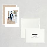 "Framed Corner" - Save the Dates in Kraft by ASQ Studio - Assembled