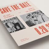 "Poster" - Save the Dates in Sunset by Rachel Cassel - Detail