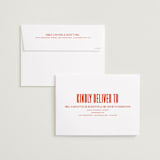 "Poster" - Save the Dates in Sunset by Rachel Cassel - FREE Recipient Addressing