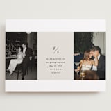 "Parker" - Save the Dates in Dove by Olivia Kanaley Inman - Front