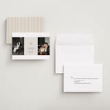 "Parker" - Save the Dates in Dove by Olivia Kanaley Inman - Assembled