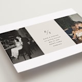 "Parker" - Save the Dates in Dove by Olivia Kanaley Inman - Detail