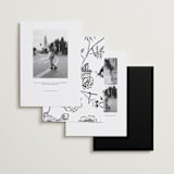 "the classic" - Save the Dates in Ivory by Benita Crandall - Back of Card Options