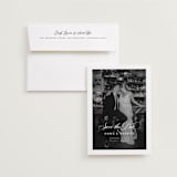 "the classic" - Save the Dates in Ivory by Benita Crandall - Save the Date with Envelope