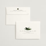 "Natures Greens" - Save the Dates in Ivory by Susan Moyal - FREE Recipient Addressing