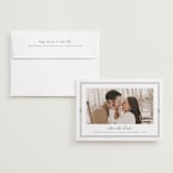 "Court" - Save the Dates in Leaf by Kate Ahn - Save the Date with Envelope