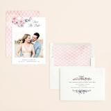 "beautifully painted" - Save the Dates in Blush by Qing Ji - Assembled